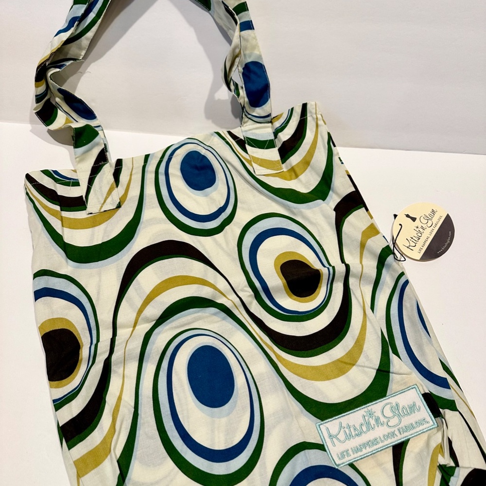 Kitsch 'n Glam Tote Bag- Peacock